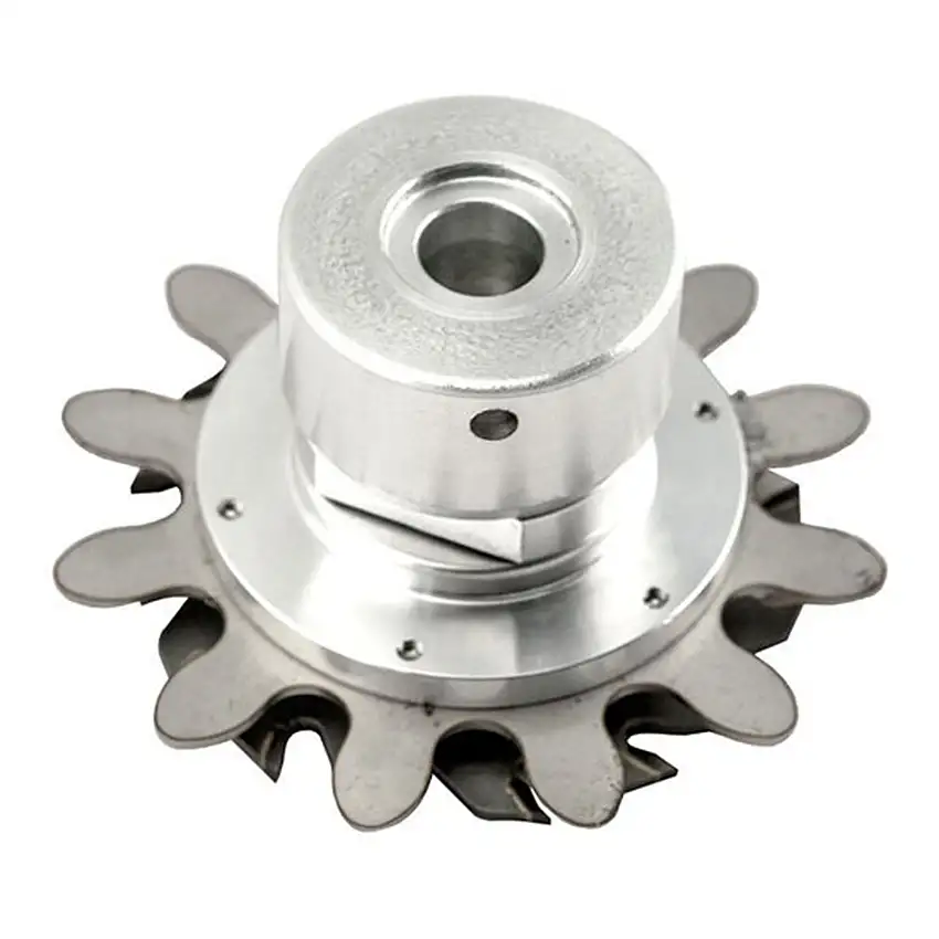 Spollonatore con disco in Widia per decespugliatore reciprocatore universale per polloni