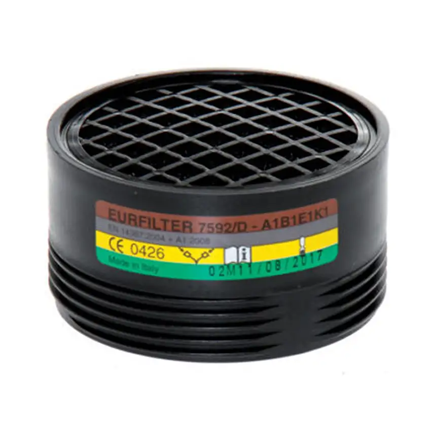 Filtro sostitutivo protezione "A1B1" per semi maschera Euromask raccordo filettato