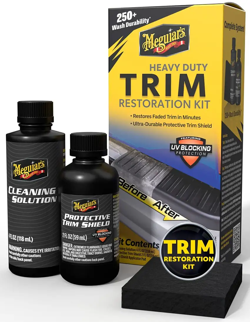 Meguiar's Heavy Duty Kit Ripristino Plastiche