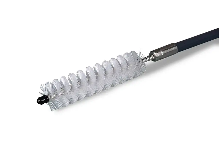 Spazzola per campionatore a zone, PVC/acciaio inox, lunghezza 600 mm, Ø 25 mm