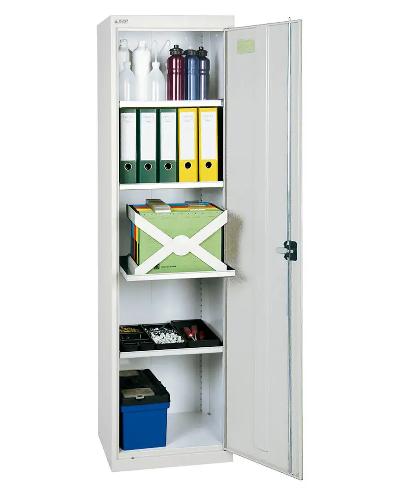 Armadio Professional 3000 per utensili e materiale, con 4 ripiani a vasca, grigio, L 500 mm