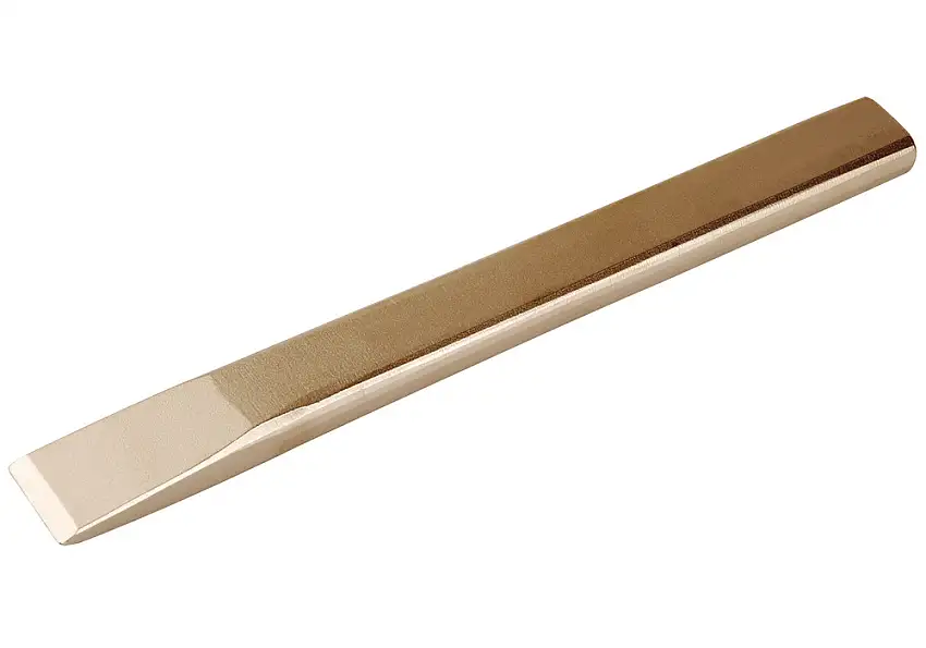 Scalpello piano 150 mm, bronzo speciale, antiscintilla, per zone Ex