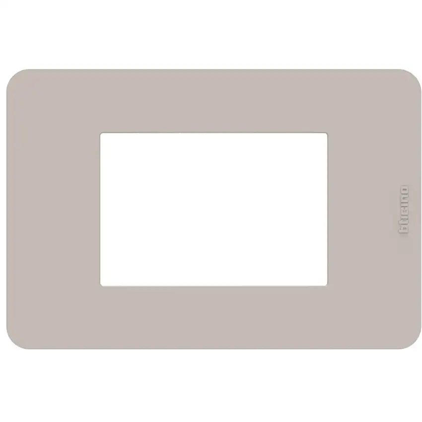 BTICINO JA4803TS - MatixGO - Placca 3 moduli Sand