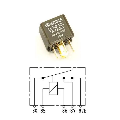 Minirelè 12 Volts 2x15A Sorensen