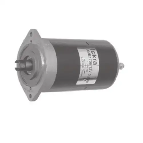 Motore 0,8 KW, 12 Volts, chiuso, femmina, senso di rotazione orario senza relè.
