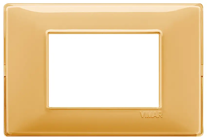 Placca 3M Reflex Ambra Vimar Plana - Accessorio per Impianti Civili