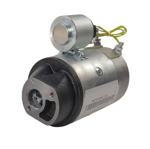 Motore 2 KW, 24 Volts, chiuso, maschio, senso di rotazione orario + Relè