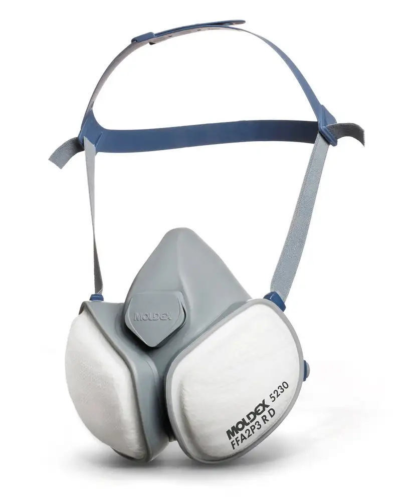 Semimaschera monouso Moldex CompactMask 5230, grigia, grado prot. FFA2P3 R D, EN 405, conf.=10 pz.