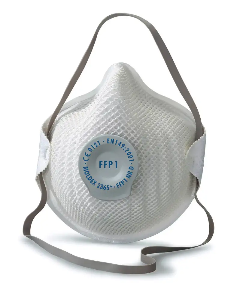 Maschera protett. Moldex Klassiker, 2365, FFP1 NR D, preformata, con valvola espiraz., conf.=20 pz.