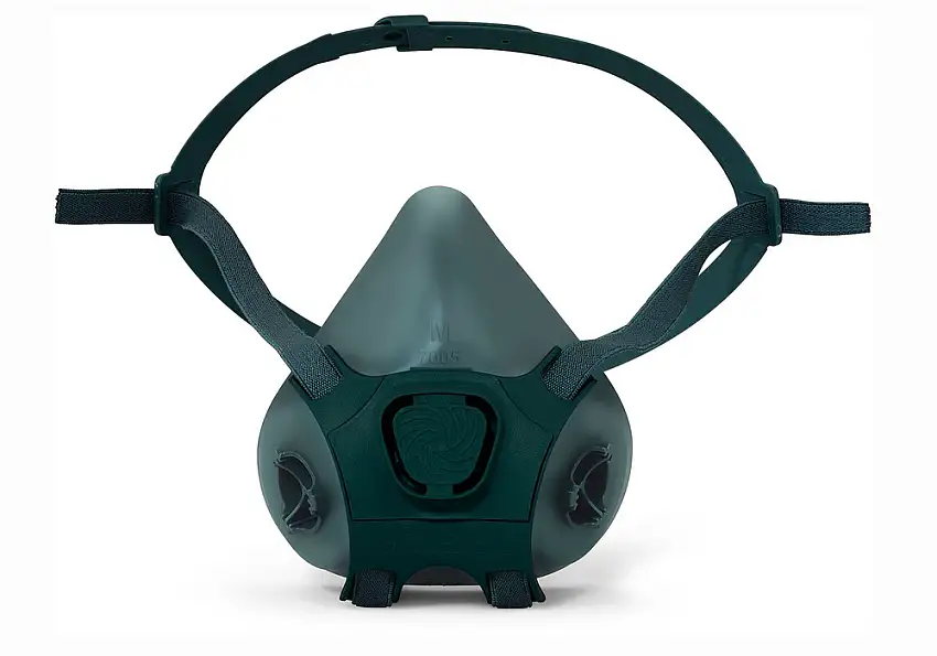 Semimaschera Moldex 7005, tg. M, in silicone, attacco a baionetta EasyLock, senza filtro, EN 140