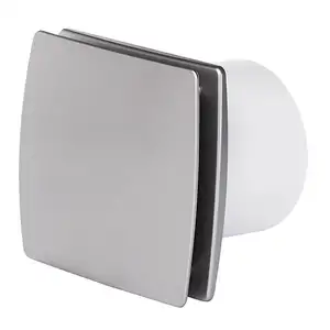 Aspiratore Elettrico Decorativo Silver Diametro 100 e Portata 100 m3/h