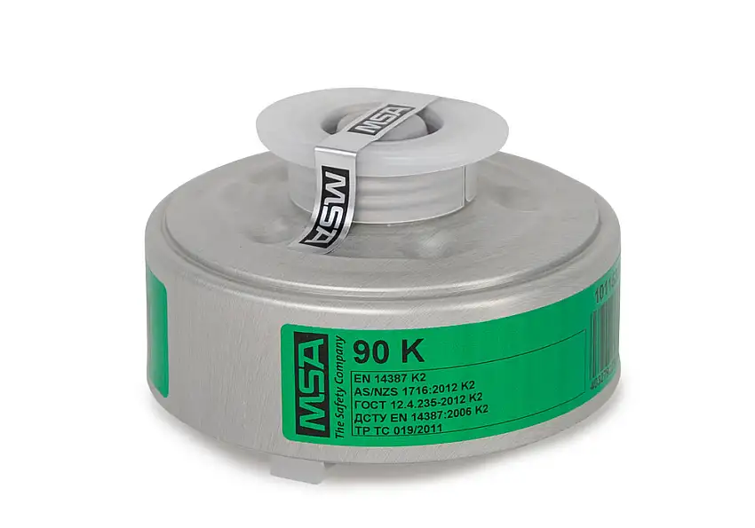 Filtro antigas MSA 90 K, grado di protezione K2