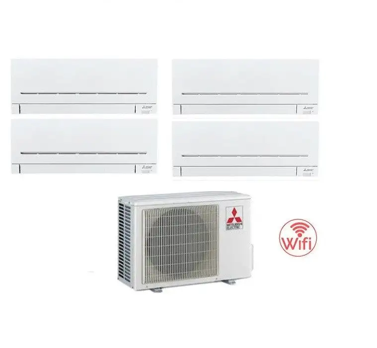 Condizionatore Climatizzatore Mitsubishi Electric MSZ-APVGK Quadri Split Inverter R32 Wi-Fi 7000+7000+7000+7000 Con MXZ-4F72VF