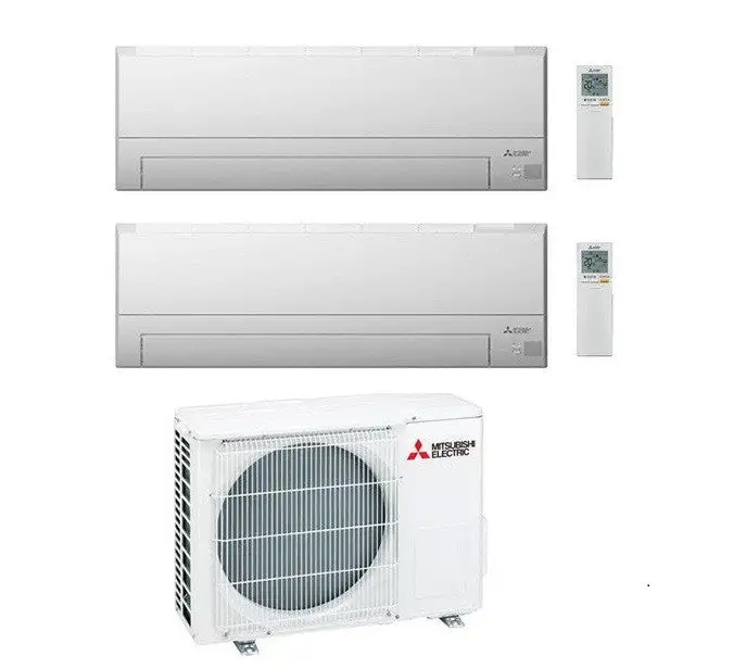 Condizionatore Climatizzatore Mitsubishi Electric Dual Split MSZ-BT R32 7000+12000 Con MXZ-2F53VF4 Wi-Fi 7+12