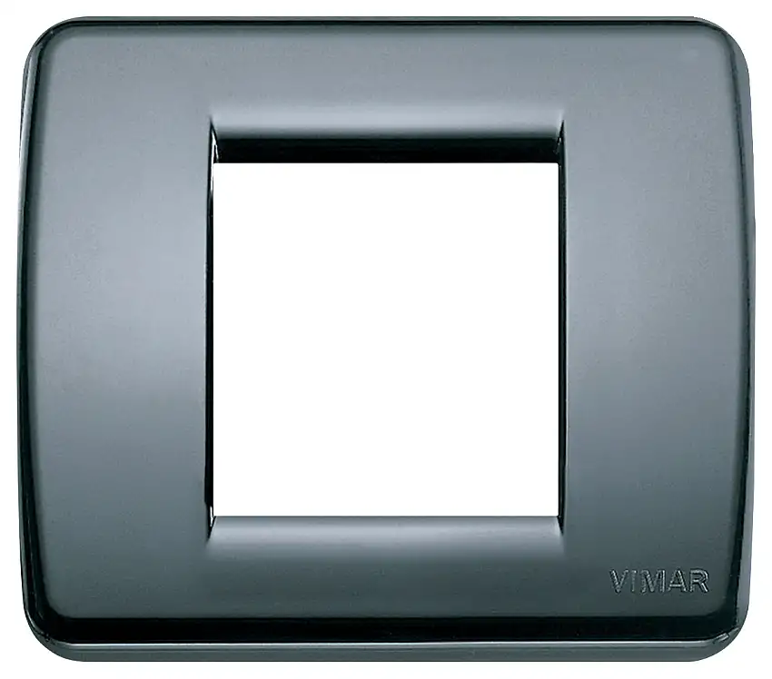 Placca Rondò 1-2M Grigio Grafite - Vimar Idea