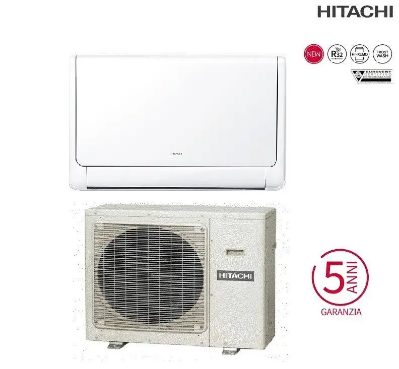 Condizionatore Climatizzatore Hitachi Monosplit Inverter Akebono a Pavimento R32 9000 BTU RAF-25RXE Wi-Fi Optional CON STAFFA OMAGGIO **PROMO**