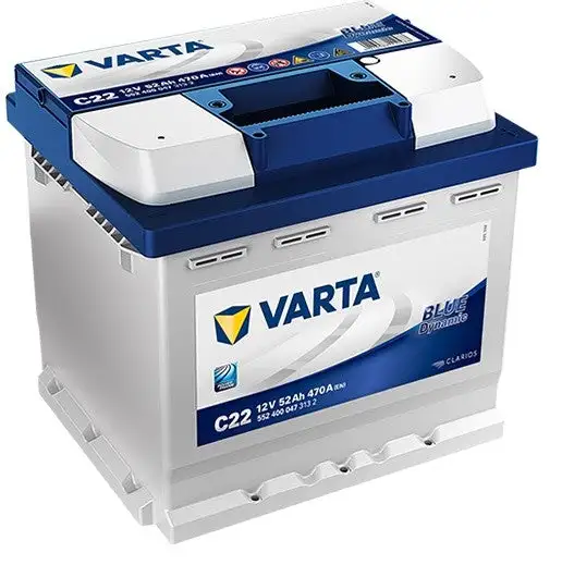 Batteria Auto 52ah Varta C22 Blue Dynamic 552 40 00 47