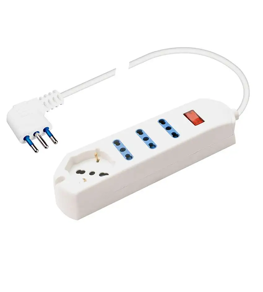 Multipresa EVO Quadrupla Polypool: 10/16A + ITA/TED + Sicurezza