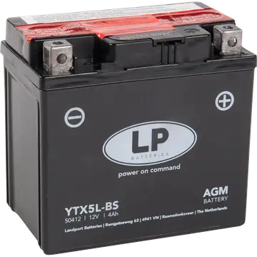 Batteria Per Moto Landport Modello YTR5L-BS Con Tecnologia Absorbent Glass Mat