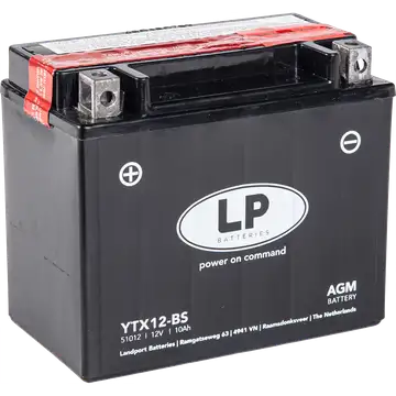 Batteria Per Moto Landport Modello YTX14-BS Con Tecnologia Absorbent Glass Mat