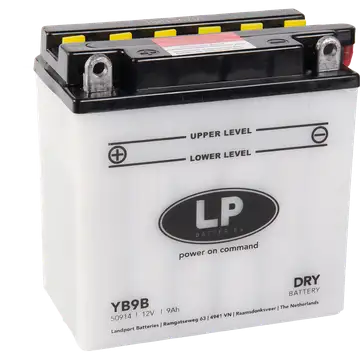 Batteria Per Moto Landport Modello YB9-B Con Tecnologia Robusta al Piombo Acido