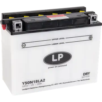 Batteria Per Moto Landport Modello Y50N18L-A2 Con Tecnologia Robusta al Piombo Acido