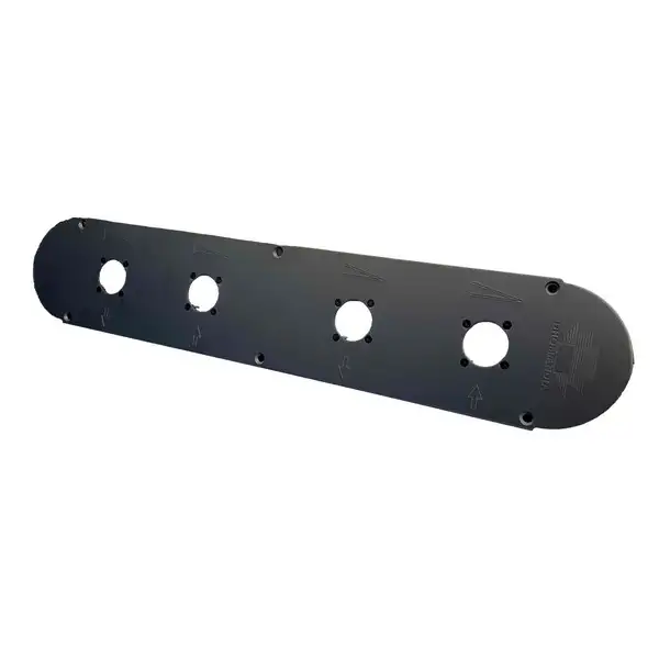 Piastra Alluminio per comando piede da 100 mm Dhollandia