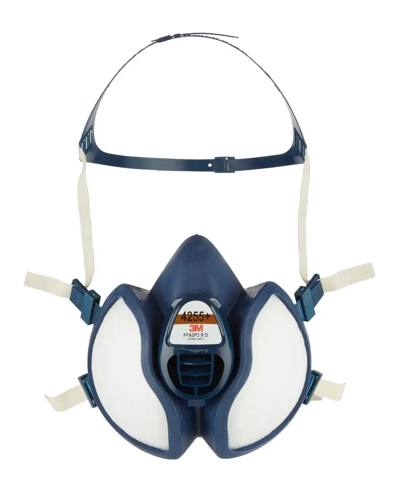 Semimaschera monouso 3M 4255, grado di protezione FFA2P3D, conforme a EN 405