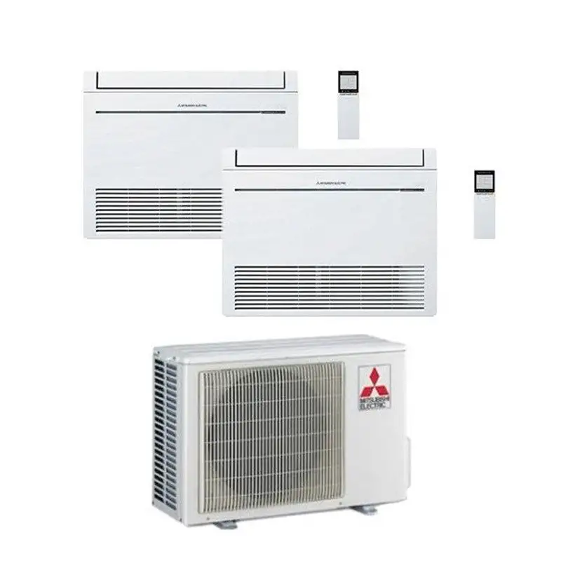 Condizionatore Climatizzatore Mitsubishi Electric Dual Split a Pavimento R32 MFZ-KT 9000+9000 BTU Con MXZ-2F42VF4 Wi-Fi Optional