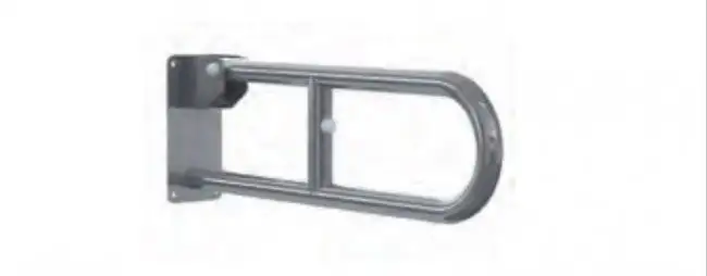 BARRA RIBALTABILE IN ACCIAIO INOX LUCIDO
