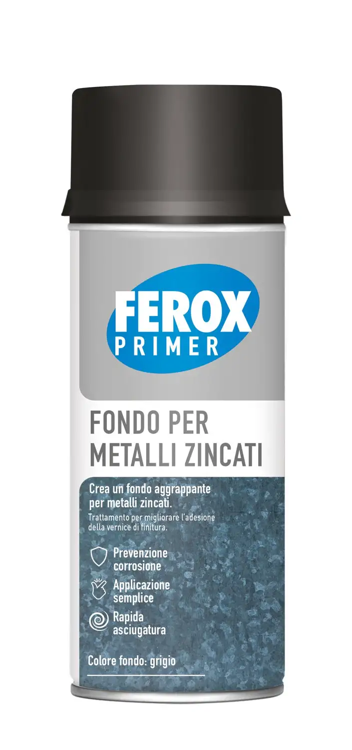 Primer fondo aggrappante metalli zincati 400ml spry Ferox