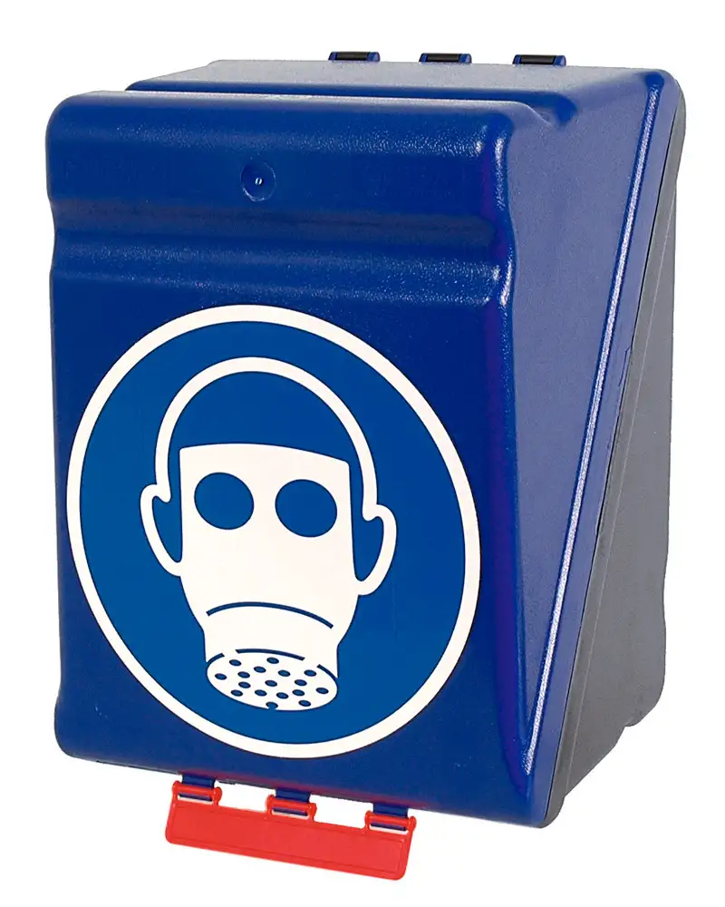 Maxibox per riporre maschere di protezione, blu