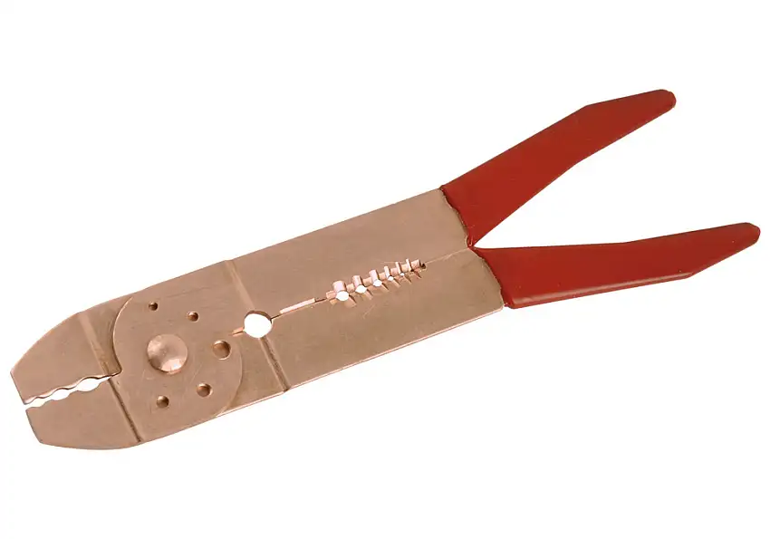 Pinza crimpatrice 200 mm, per proteggicavo 0,5-6mm, rame-berillio, antiscintilla, zone Ex