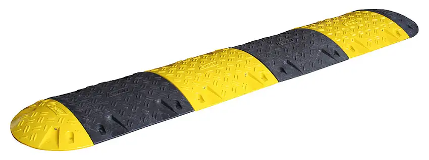 Dosso rallentatore, terminale, nero, fino a max. 10 km/h percorribile, alto 75 mm