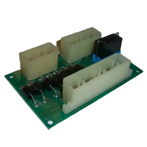 Scheda elettrica 7 diodi con rele' 12/24 Volts Elefantcar