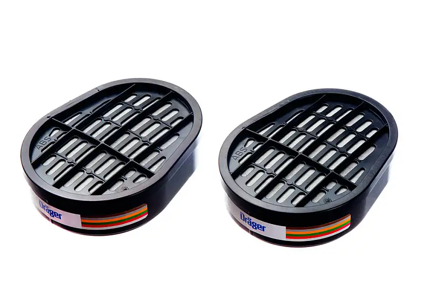 Filtro antigas Dräger A2, per semimaschere X-plore serie 3000, conf. = 10 paia