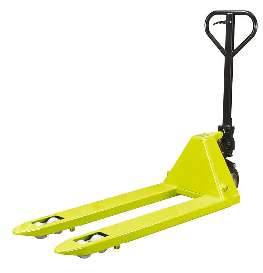 Transpallet manuale Professional PR 4 con 4 ruote di carico e ruote direz. in nylon, port. 2500 kg