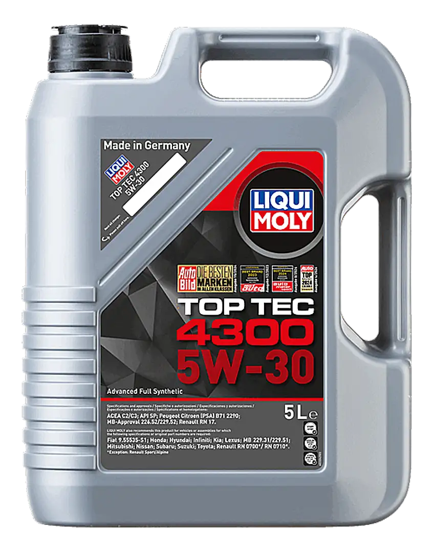 Liqui Moly Olio motore Top Tec 4300 5W30 5 litri