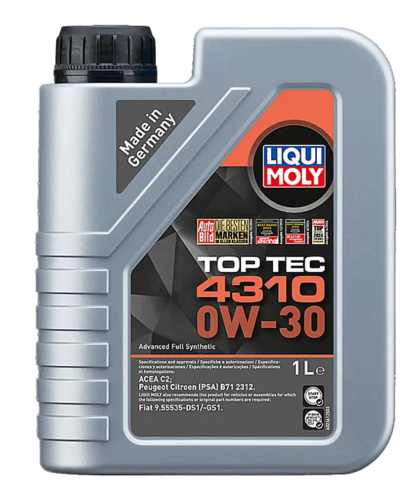 Liqui Moly Olio motore Top Tec 4310 0W30 1 litro