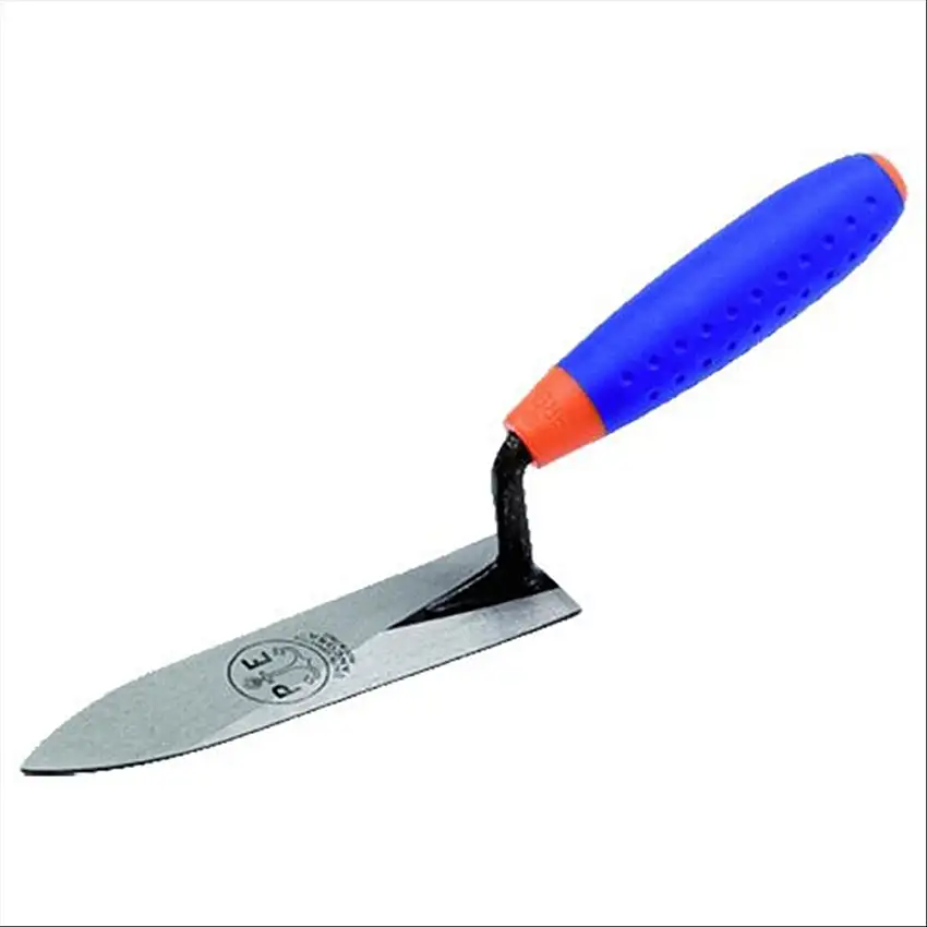 Cazzuolino con punta a foglia d'ulivo 14 cm e manico in gomma ergonomico
