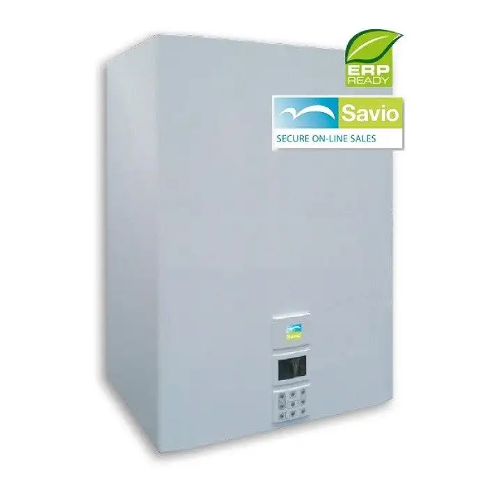 Caldaia a Condensazione Savio Evodens Max E 25S Con Bollitore 45 LT Metano Completa di Kit Scarico Fumi