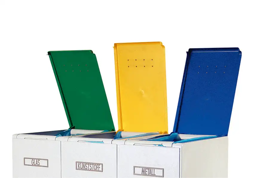 Coperchio per sistema modulare per materiali riciclabili da 40 litri, grigio