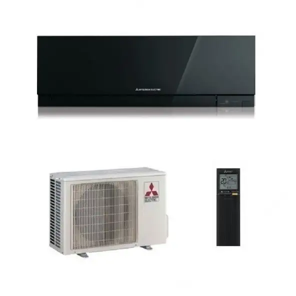 Condizionatore Climatizzatore Mitsubishi Electric Inverter Kirigamine Zen R-32 Wi-Fi Nero 9000 BTU MSZ-EF25VGKB