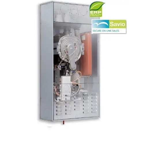 Caldaia a Condensazione Savio Edilia HE 35S Per Incasso GPL Completa di Kit Scarico Fumi