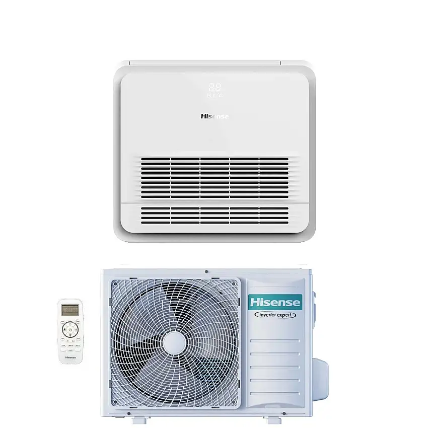 Condizionatore Climatizzatore Hisense Inverter A Console Monosplit R-32 AKT52UR4RK8/AUW52U4RJ8 18000 BTU Wi-Fi Optional - Comando Incluso