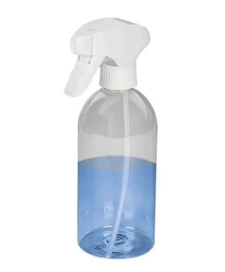 Bottiglie spray in PET, con attacco spray regolabile (PP), rotonde, 500 ml, 10 pezzi.