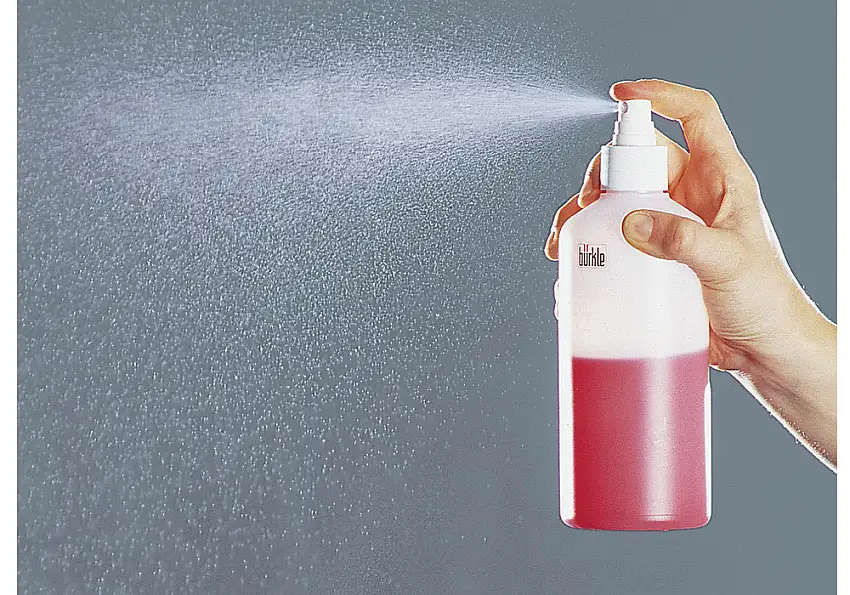 Bottiglie spray in HDPE, nebulizzatore per pompa in PP, trasparente, 50 ml, 10 pezzi