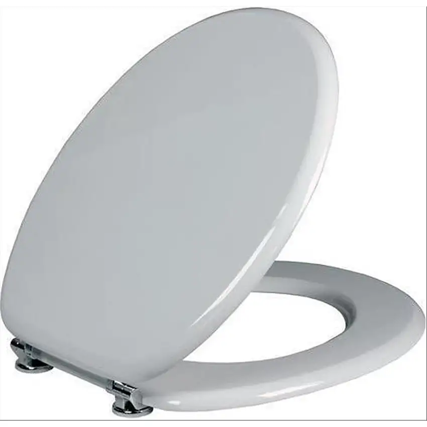 Sedile wc universale in legno MDF leccato 38 x 44 cm