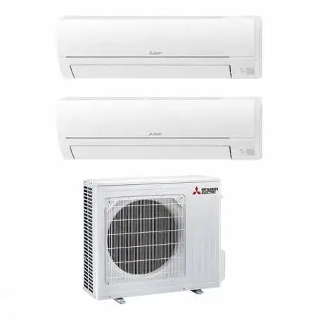 Condizionatore Climatizzatore Mitsubishi Electric Dual Split Inverter R-32 Smart MSZ-HR 9000+18000 BTU Con MXZ-3HA50VF WiFi Optional 9+18