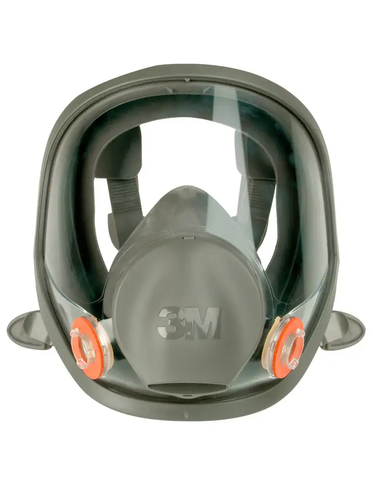 Maschera a pieno facciale 3M 6800 S, taglia M, attacco a clic a baionetta, senza filtro, EN 136